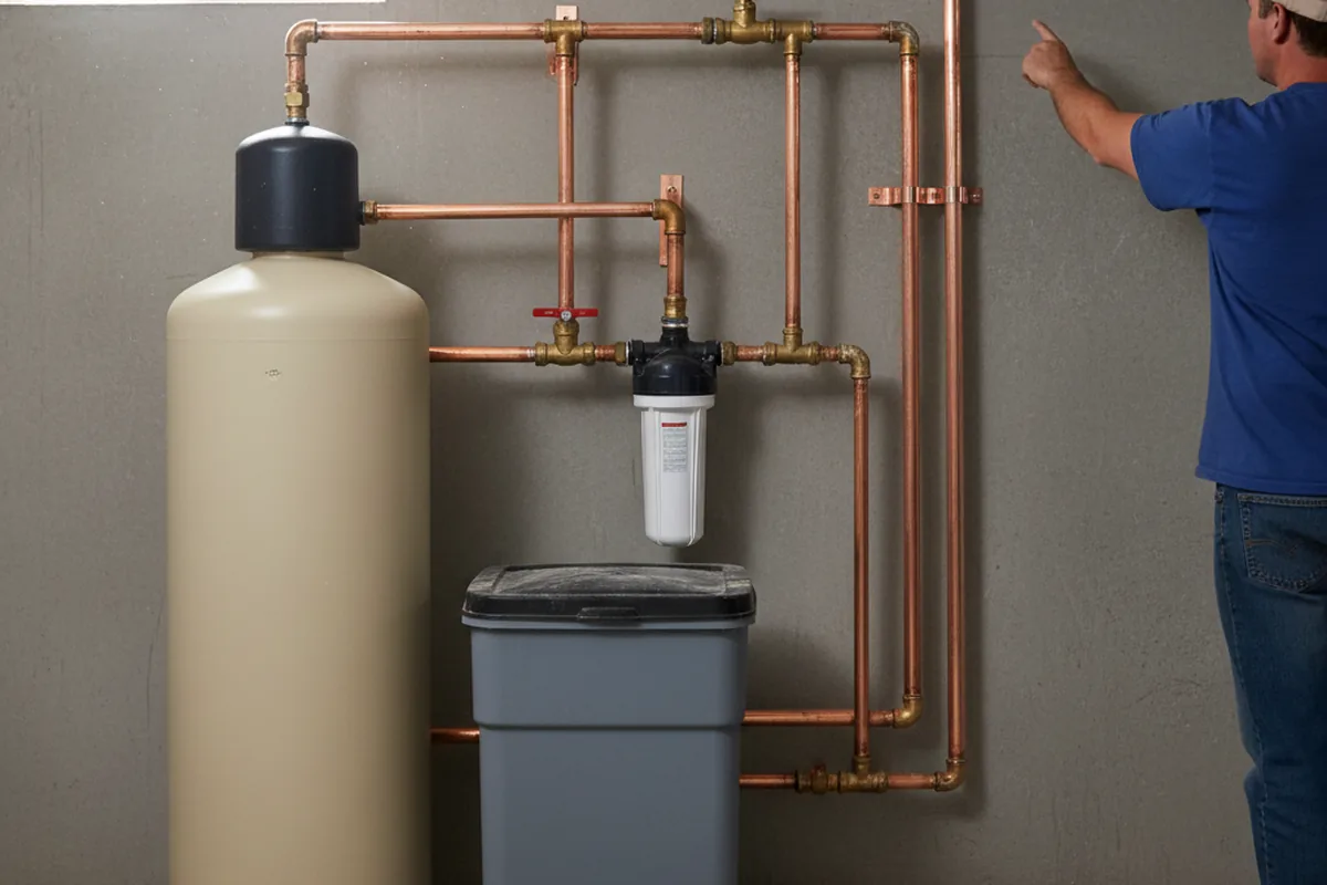 Whole-house water treatment system installed in Hebron